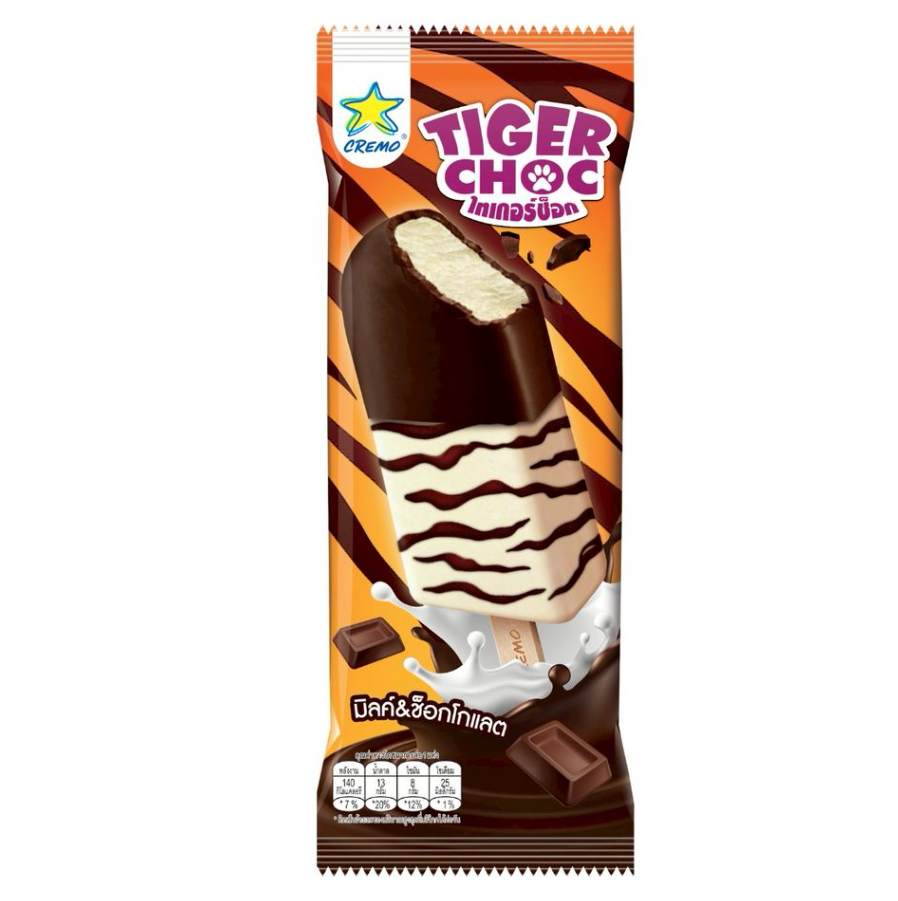 ไทเกอร์ช็อกเคลือบช็อกโกแลต